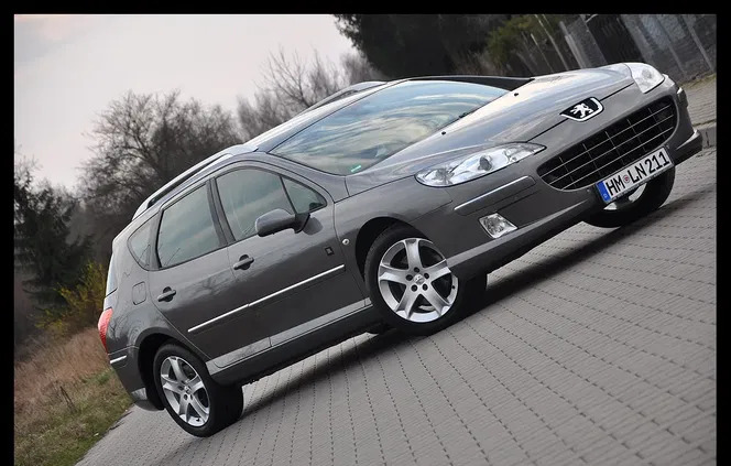 mazowieckie Peugeot 407 cena 18900 przebieg: 155600, rok produkcji 2009 z Siedlce